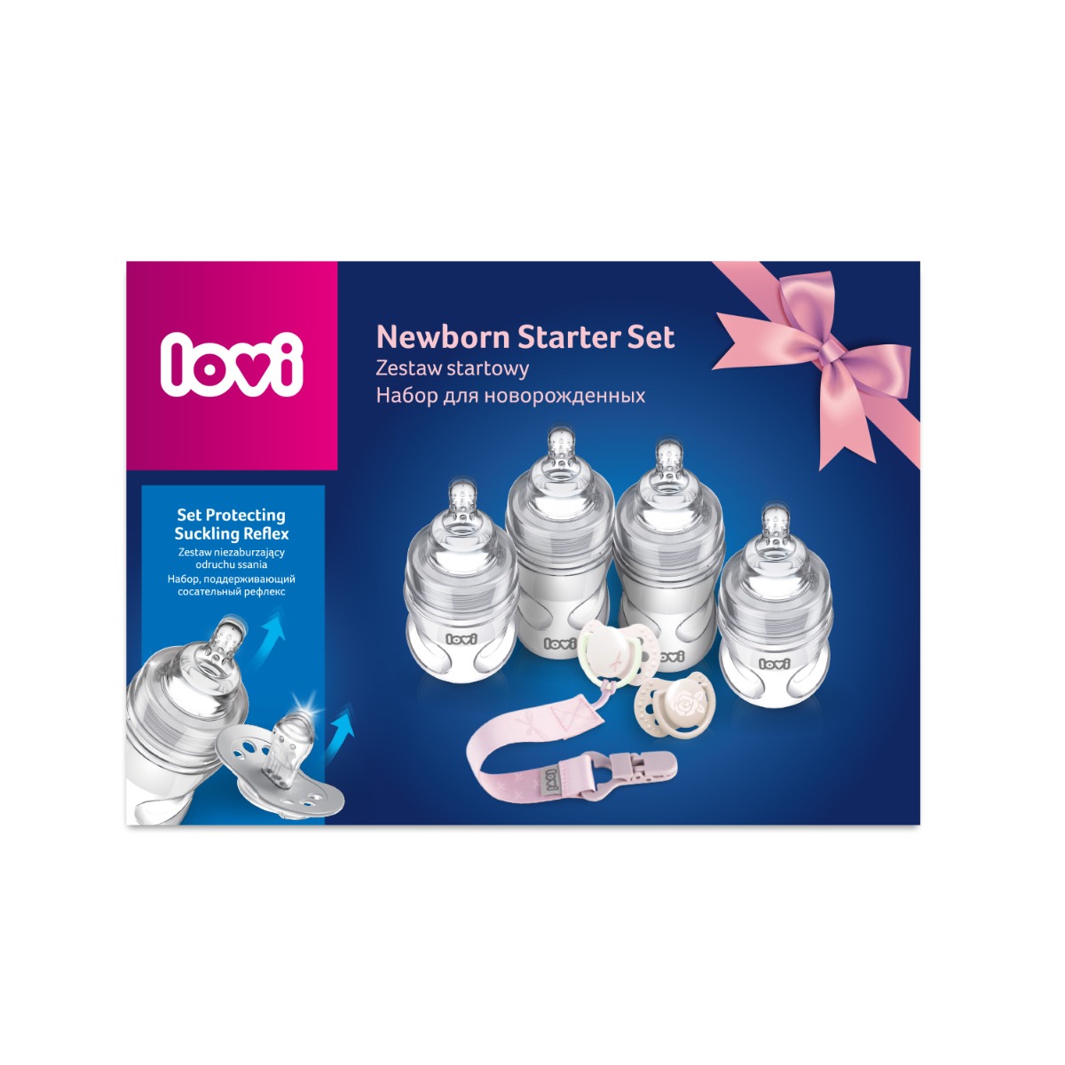 LOVI Zestaw wyprawkowy Baby Shower girl