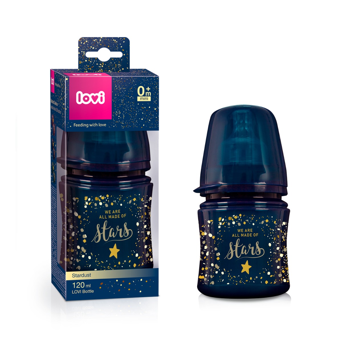Butelka LOVI 120 ml Stardust
