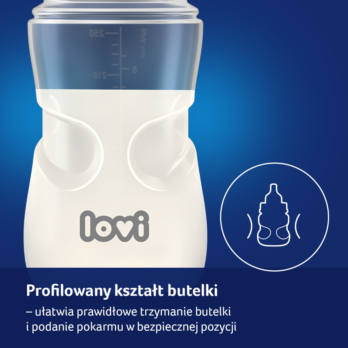 Butelka LOVI Medical+ 150 ml
