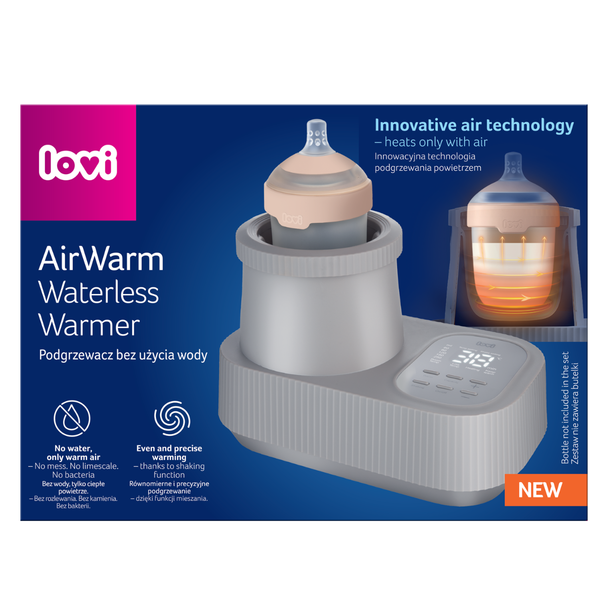 Podgrzewacz bez użycia wody LOVI AirWarm