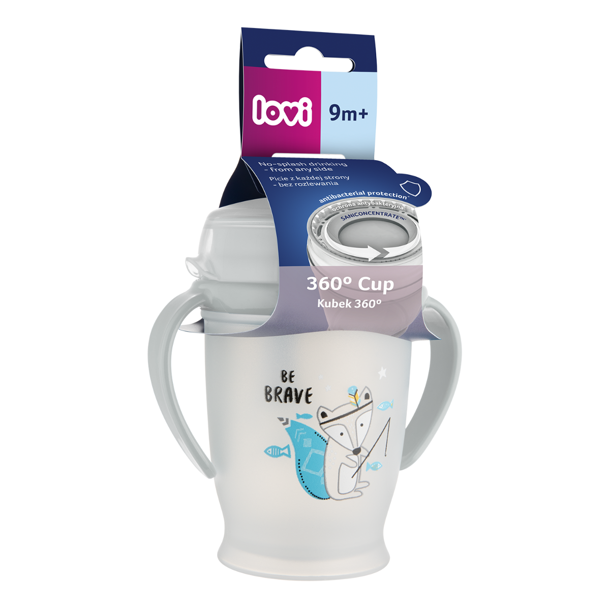 Taza LOVI Drink Master 360° 250 ml Indian Summer Boy
