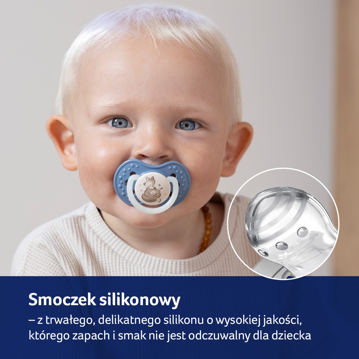 Smoczek silikonowy dynamiczny LOVI 18m+ 2 szt. Night&Day Girl