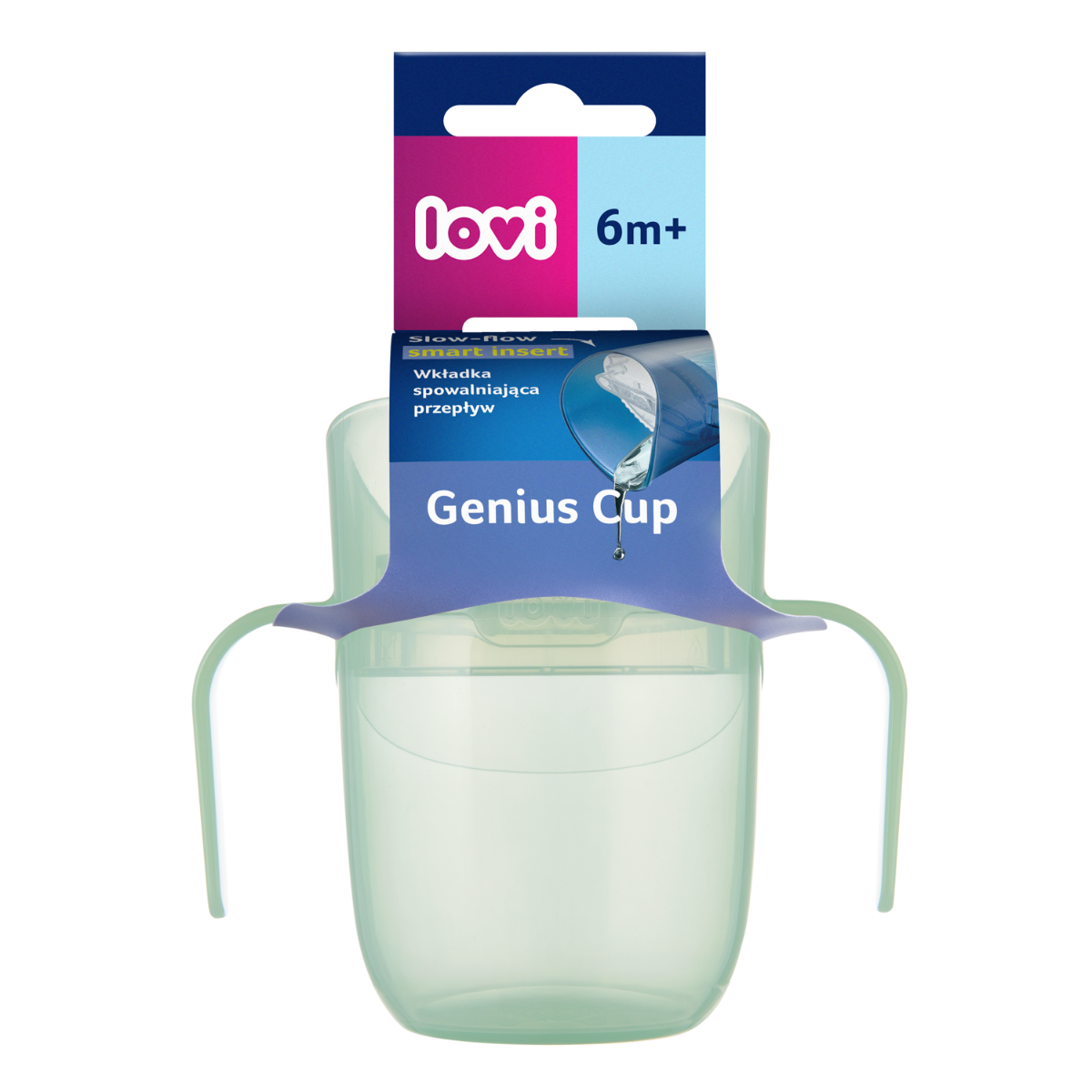 Kubek treningowy LOVI Genius 150 ml Pistachio