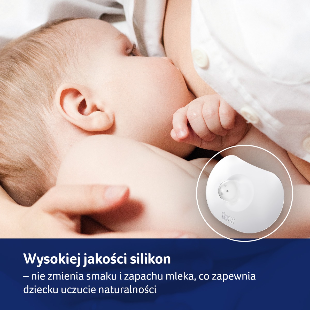 Silikonowe osłonki piersi LOVI Skin Touch M/L