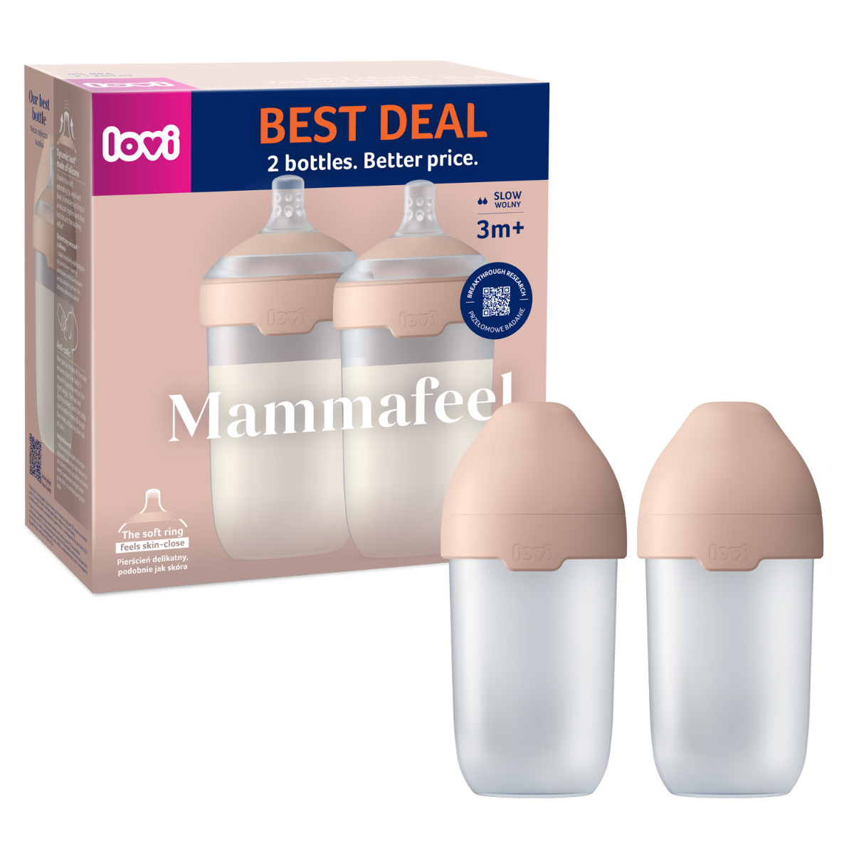 LOVI Dwupak Butelka Mammafeel 250 ml