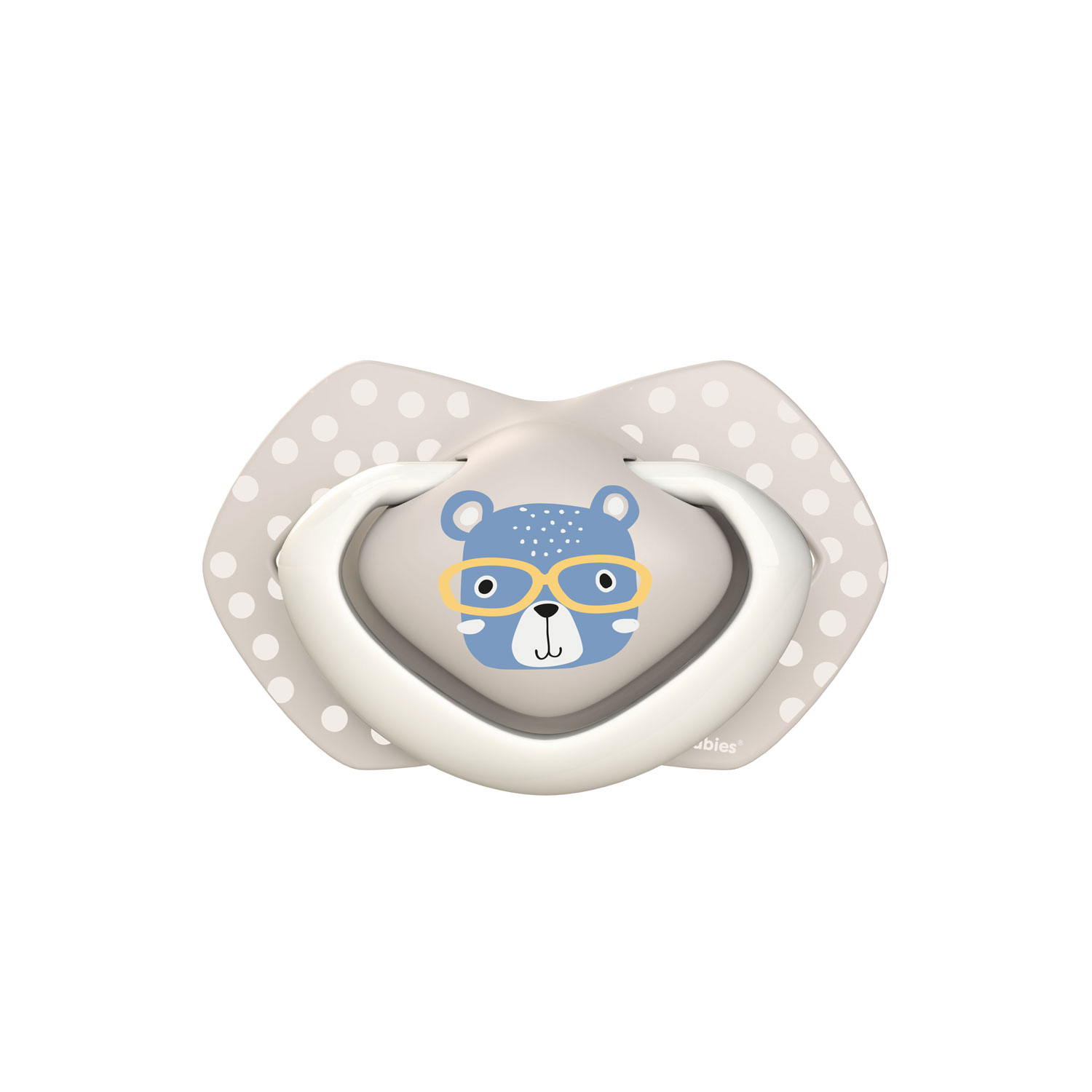 Canpol babies Smoczek silikonowy Light touch 0-6m symetryczny BONJOUR PARIS 2 szt.