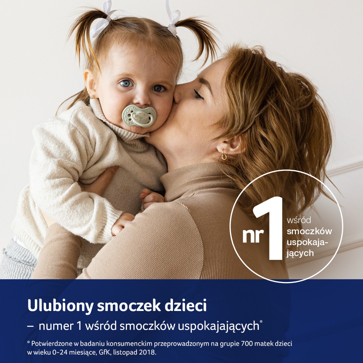 Smoczek silikonowy dynamiczny LOVI 0-6 m 2 szt. Blossom Ivory