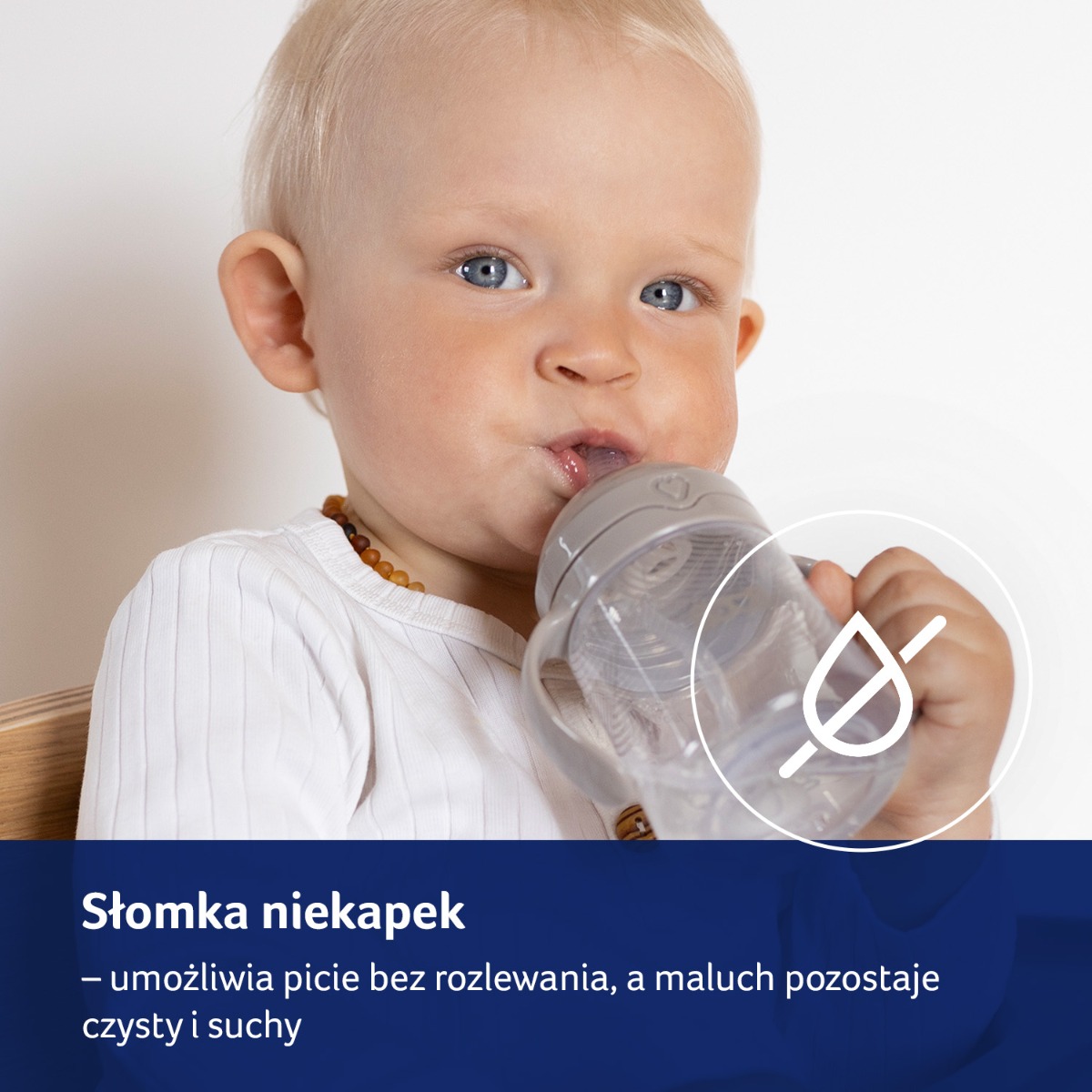 Pierwszy kubek z obciążoną słomką LOVI 150 ml Harmony​
