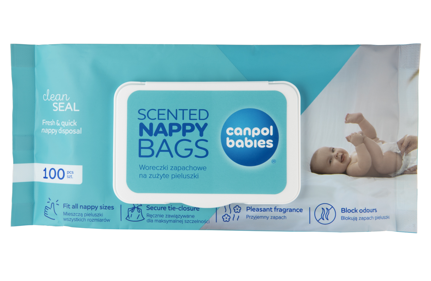 Canpol babies Woreczki zapachowe na zużyte pieluszki 100 szt.