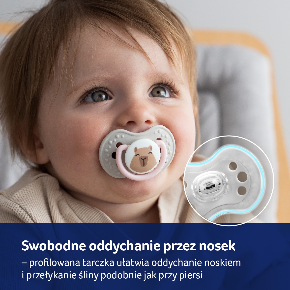 Smoczek silikonowy dynamiczny LOVI 0-6m 2 szt CapiChill Girl