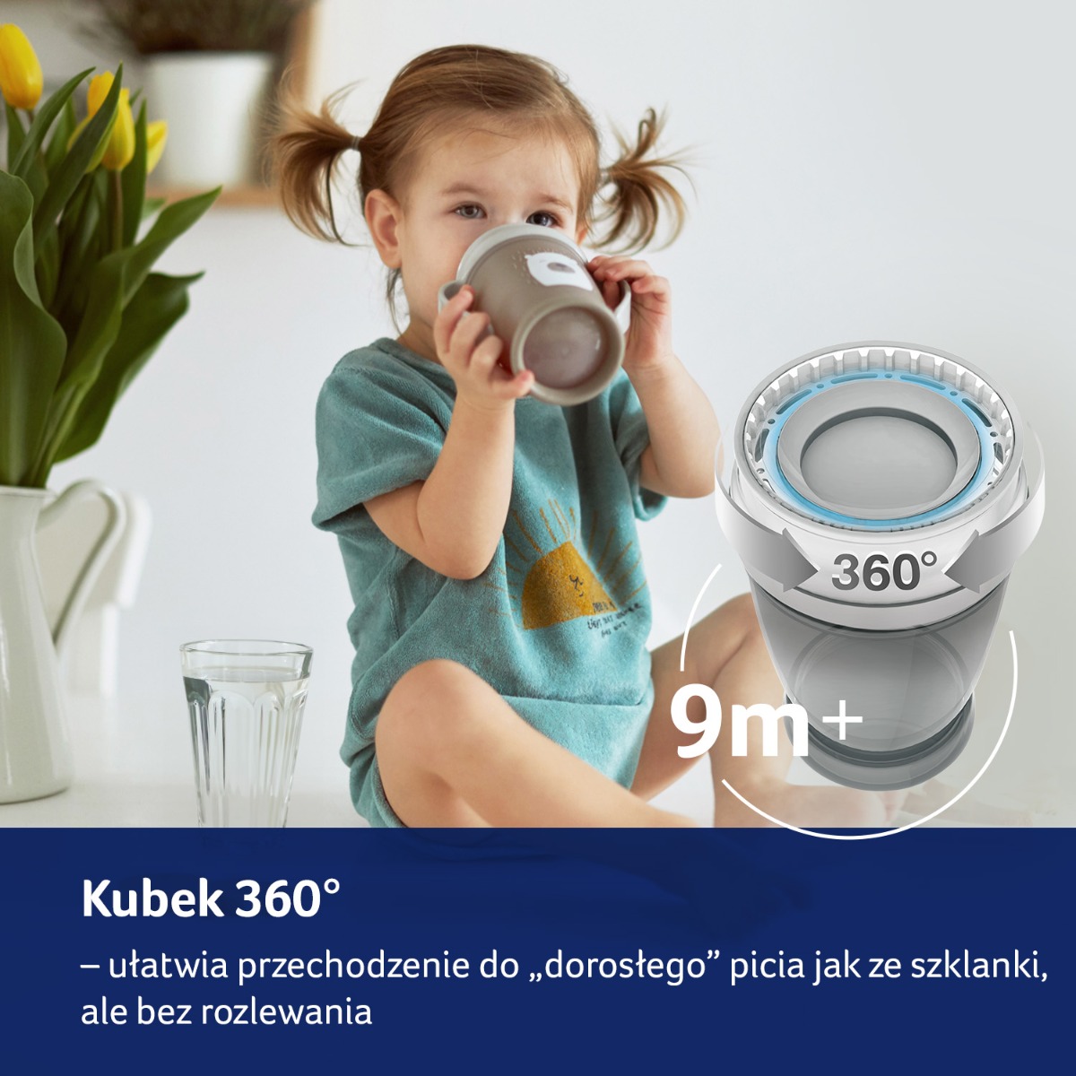 Kubek 360° LOVI Drink Master 250 ml Buddy Bear