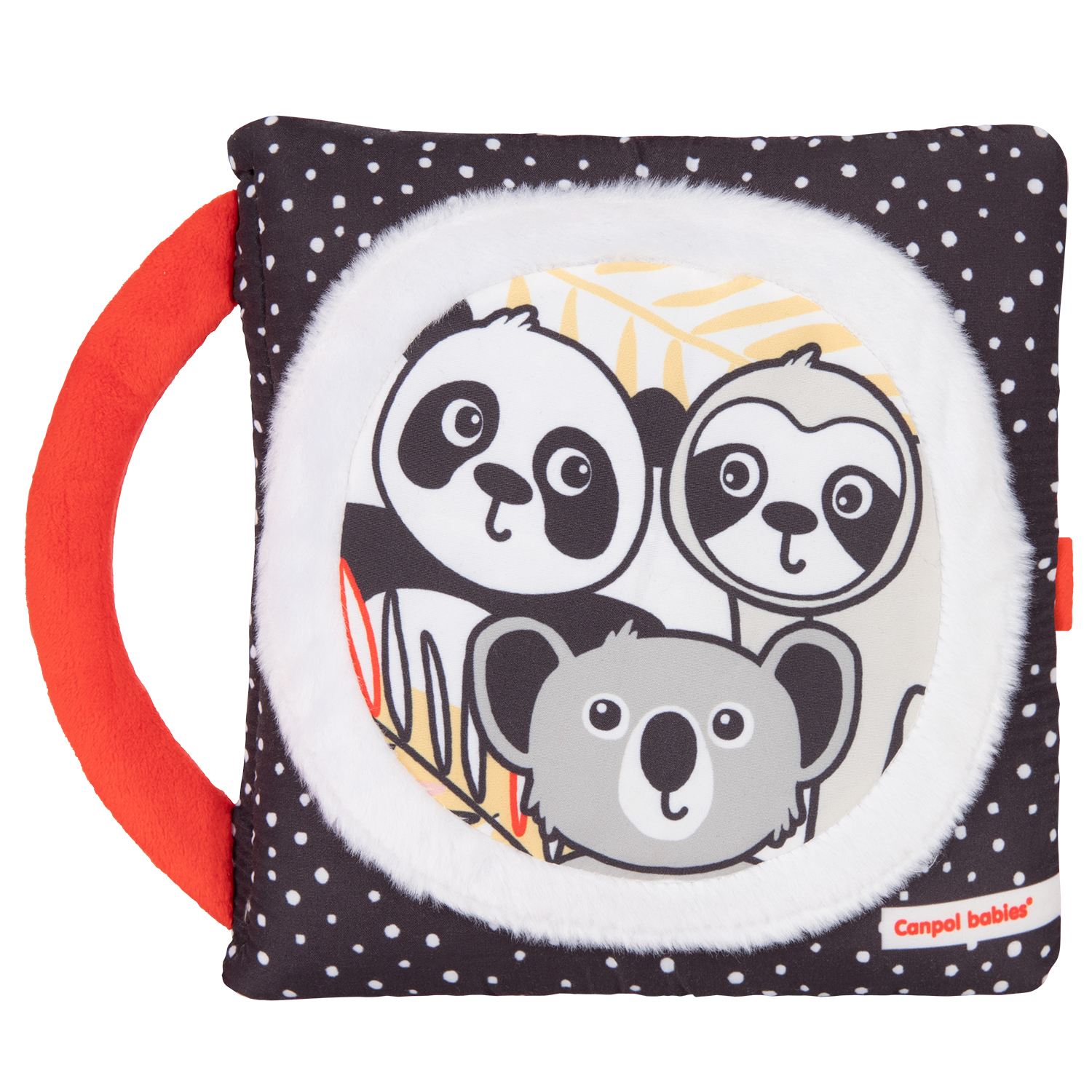 Canpol babies sensoryczna książeczka manipulacyjna BabiesBoo PANDA