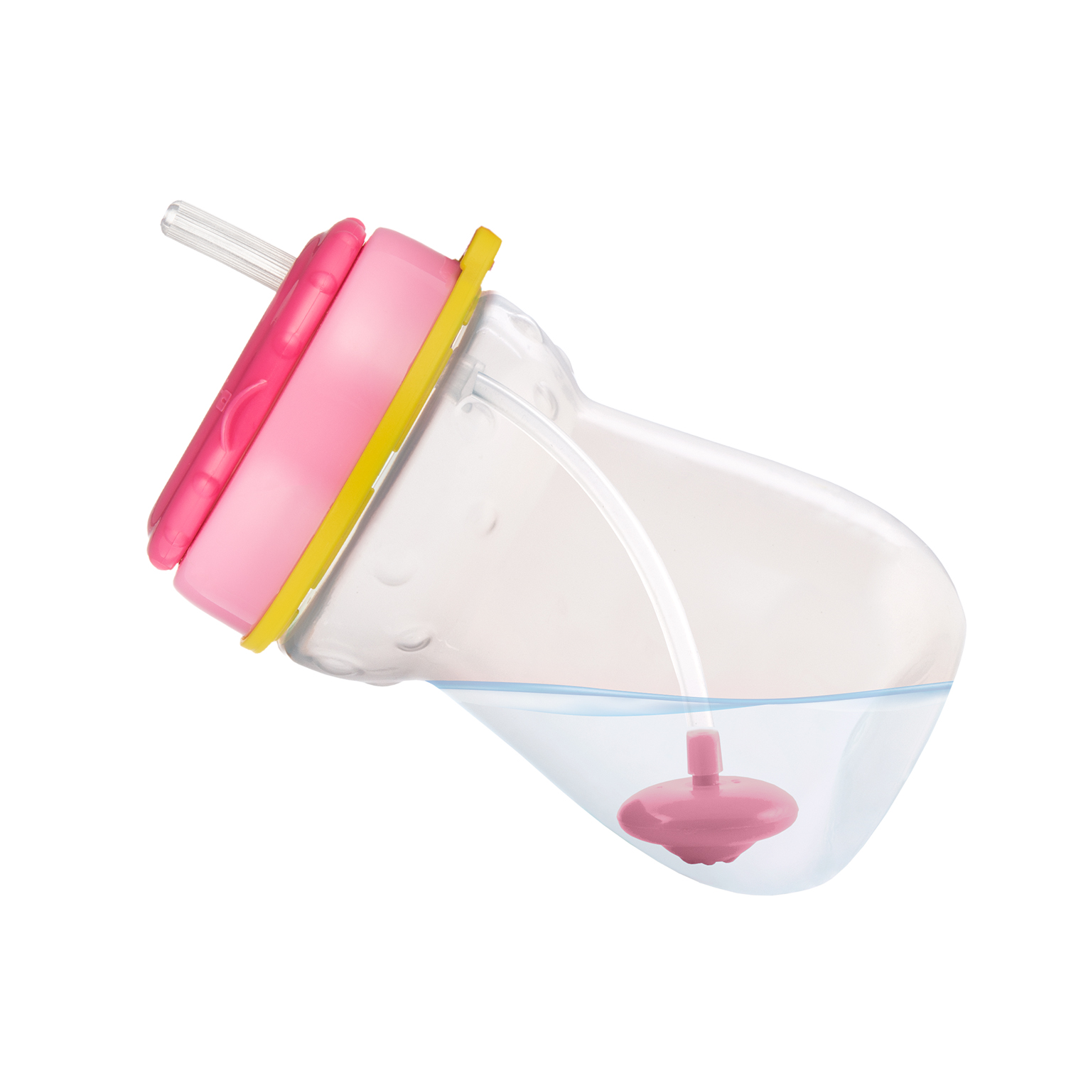 Canpol babies Bidon ze składaną rurką silikonową z odważnikiem 350ml KOTEK