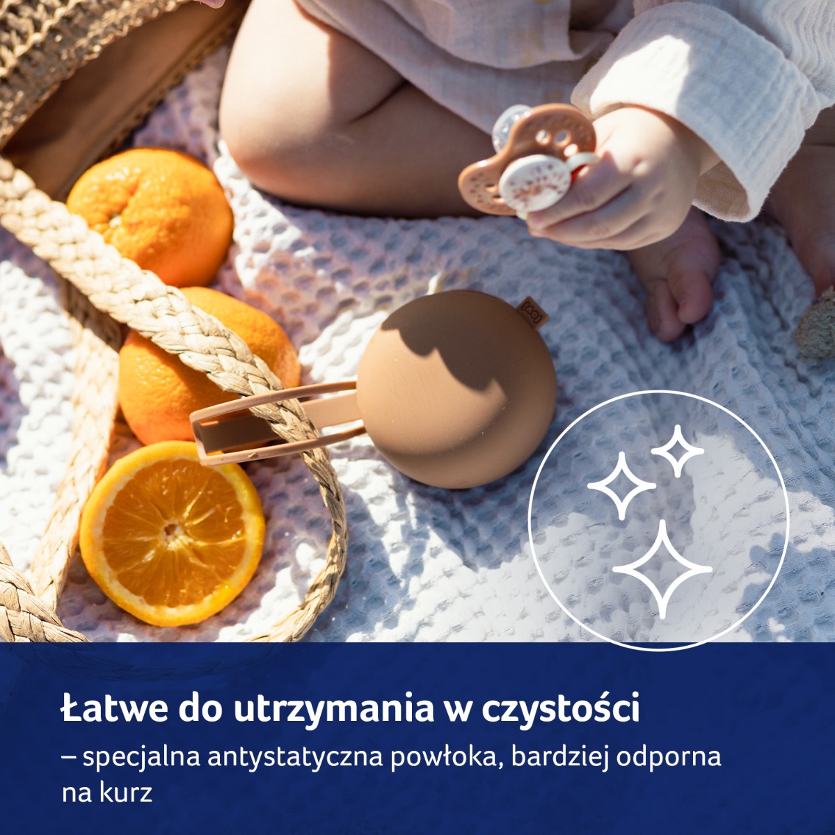 Silikonowe etui na smoczek LOVI Granola