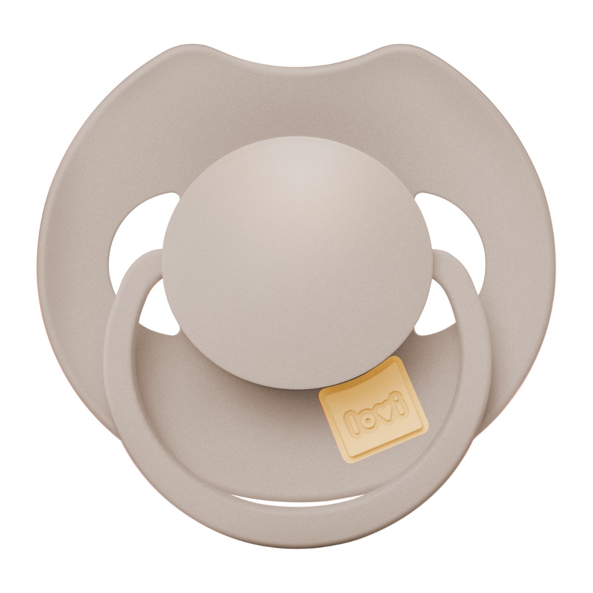 Smoczek silikonowy dynamiczny LOVI Prime 0-6m 1 szt Taupe 