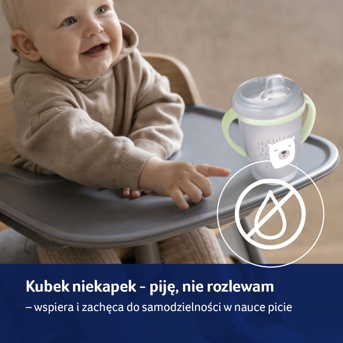 Kubek Niekapek LOVI Sippy Master 250 ml Buddy Bear