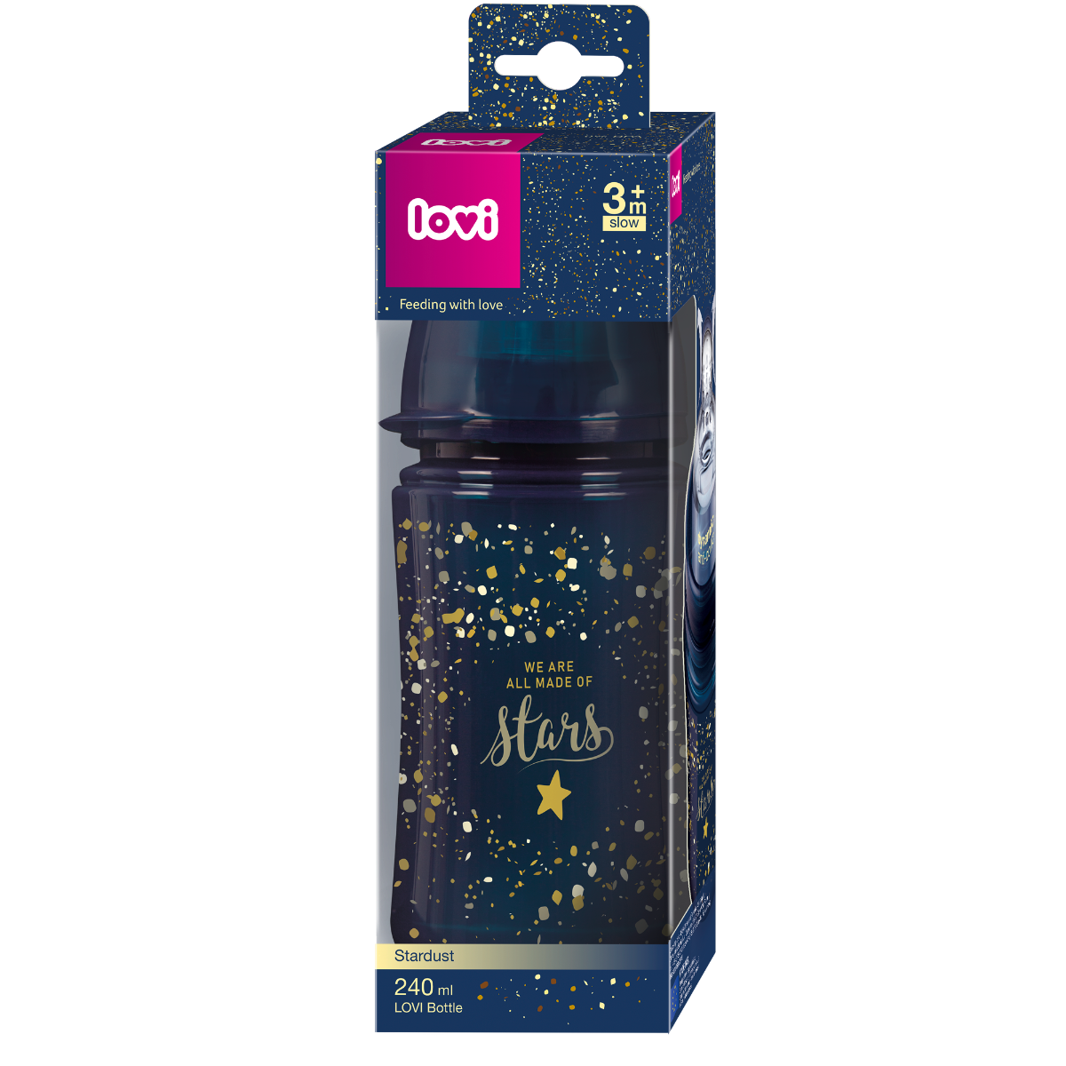 Butelka LOVI 240 ml Stardust
