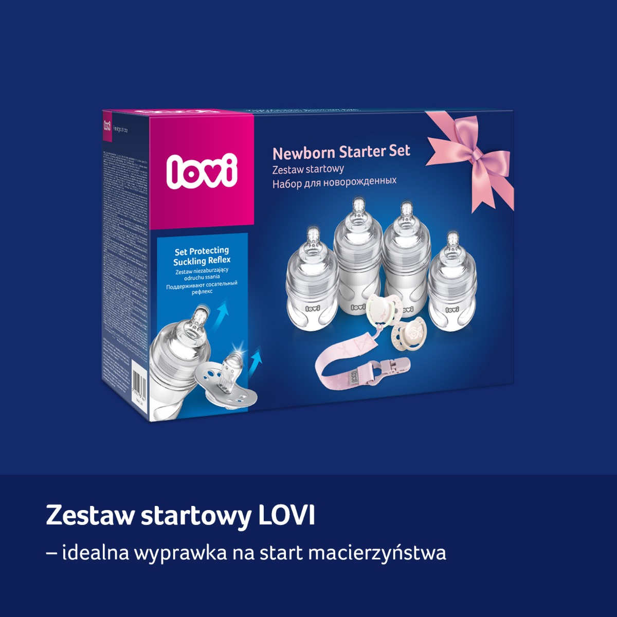 LOVI Zestaw wyprawkowy Baby Shower girl
