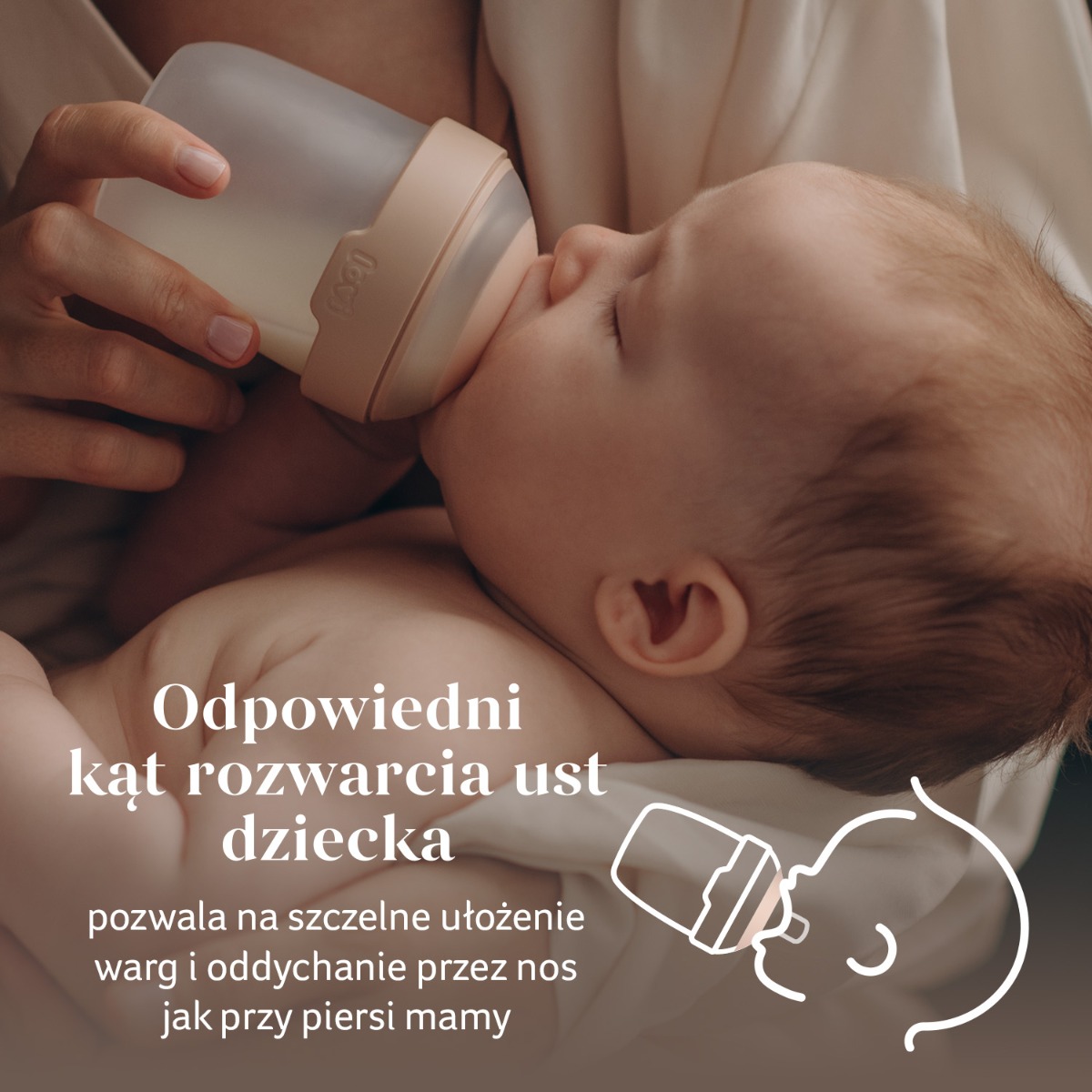 Smoczek dynamiczny do karmienia LOVI Mammafeel 0m+ MINI 1 szt. 