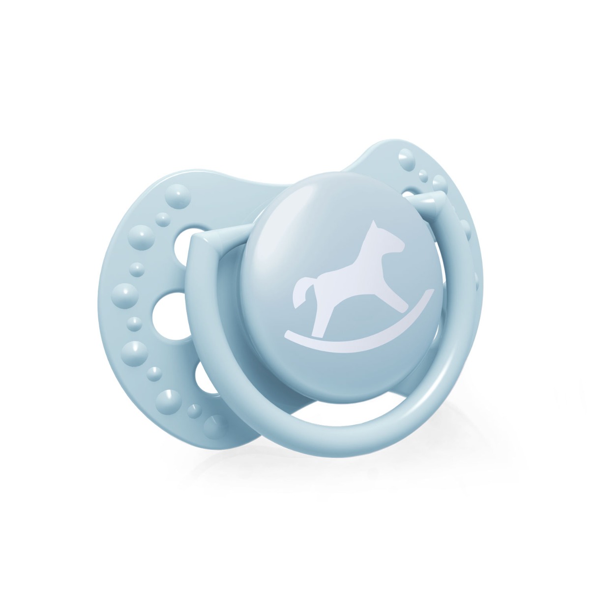 Smoczek silikonowy dynamiczny LOVI 0-2 m 2 szt. Baby Shower Boy