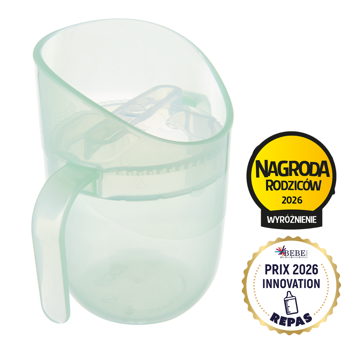 Kubek treningowy LOVI Genius 150 ml Pistachio
