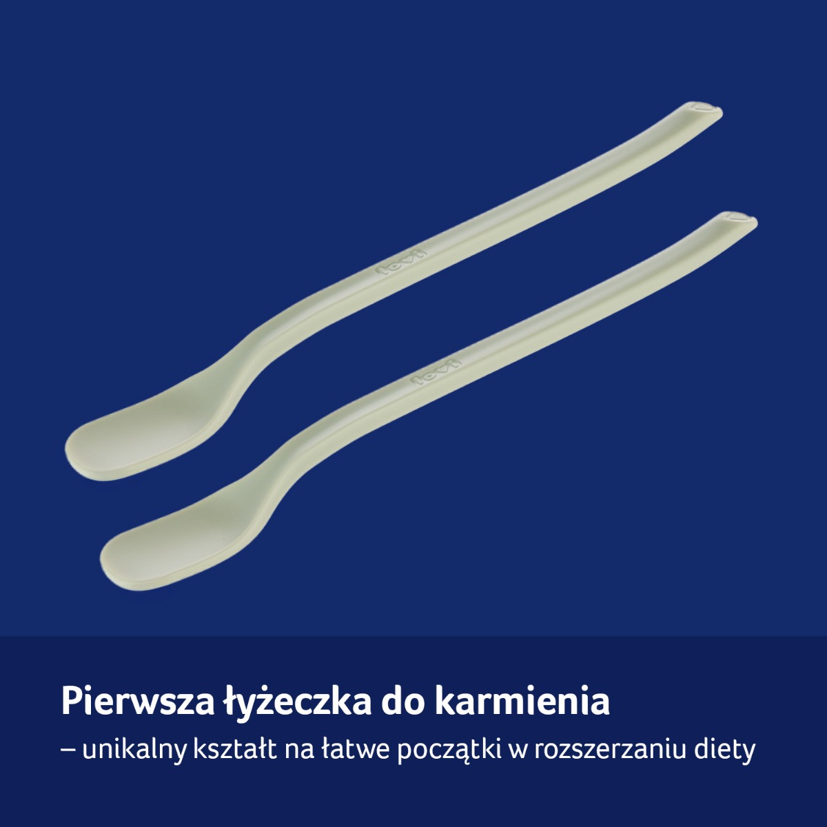 Pierwsza łyżeczka do karmienia LOVI 2 szt. Pistachio