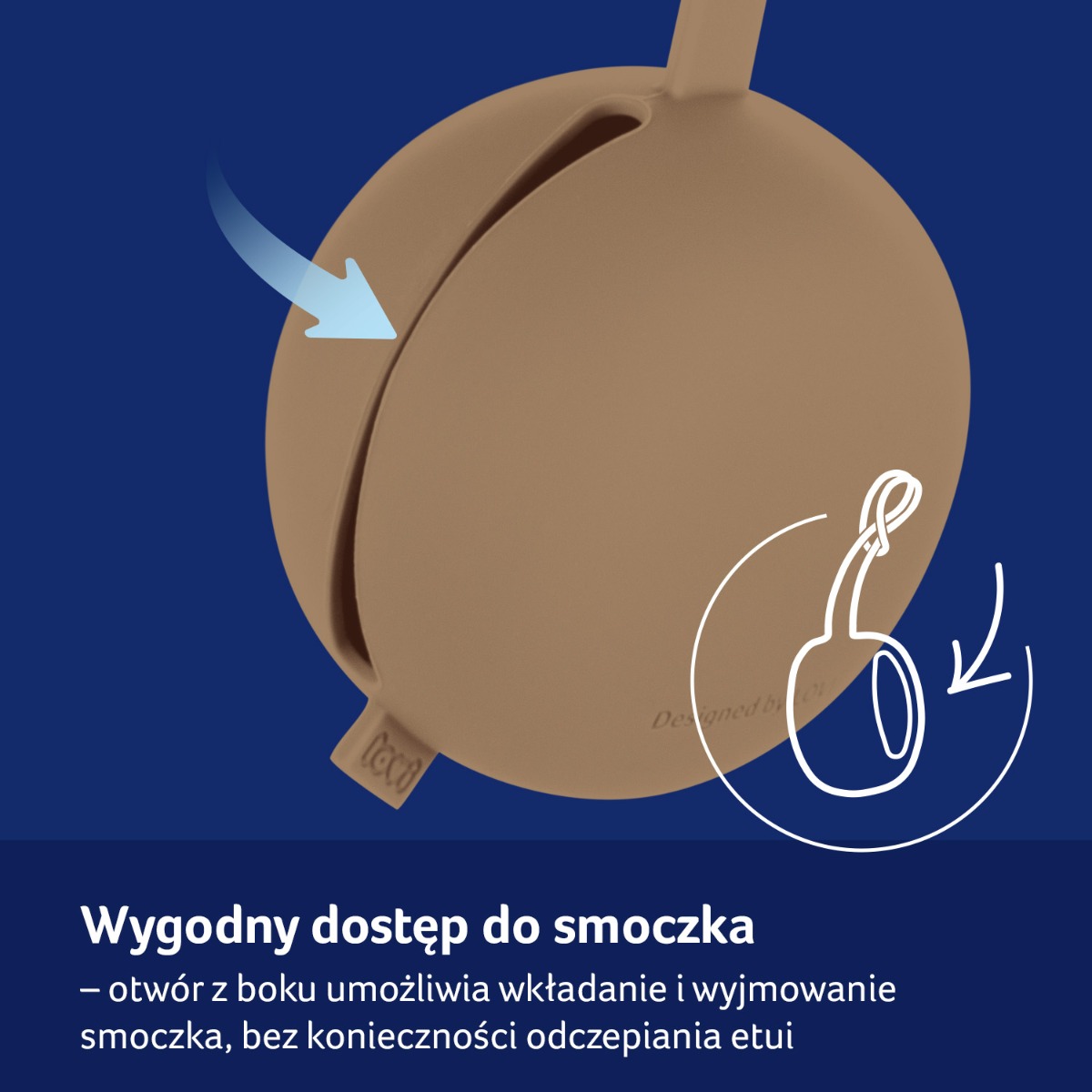 Silikonowe etui na smoczek LOVI Granola