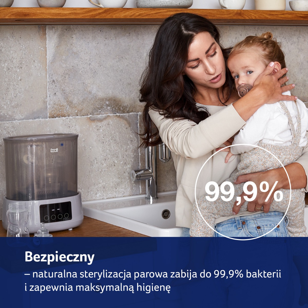 Elektryczny sterylizator parowy LOVI z suszarką
