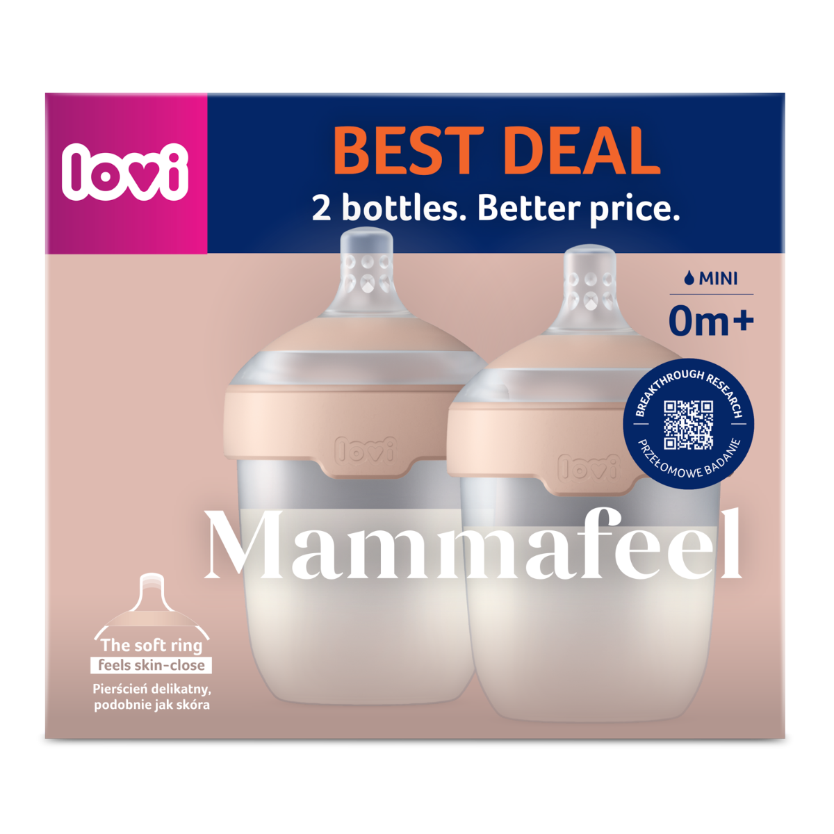 LOVI Dwupak Butelka Mammafeel 150 ml
