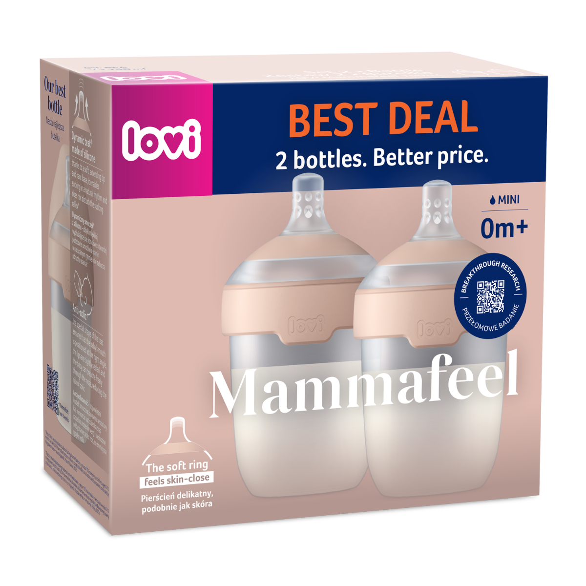 LOVI Dwupak Butelka Mammafeel 150 ml