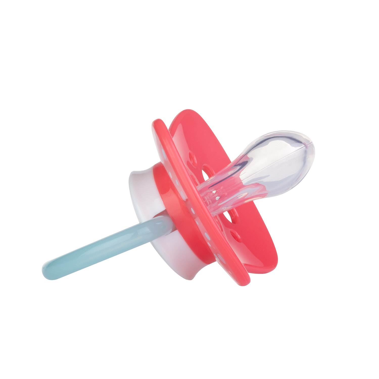 Canpol babies smoczek uspokajający silikonowy 0-6m symetryczny CUPCAKE różowy