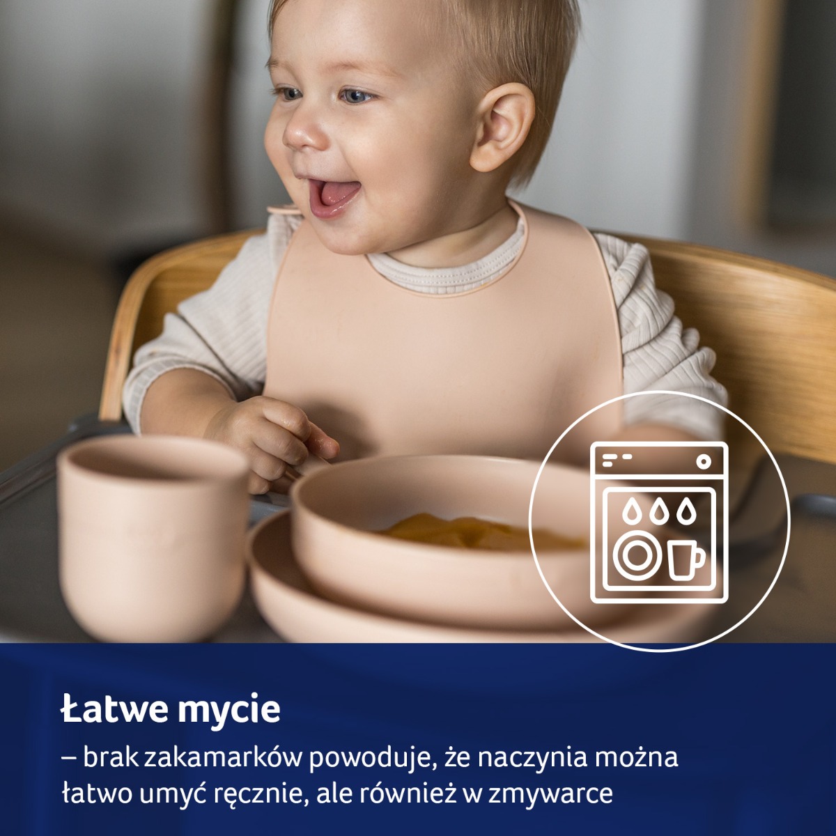 LOVI Zestaw naczyń z kubkiem Pistachio