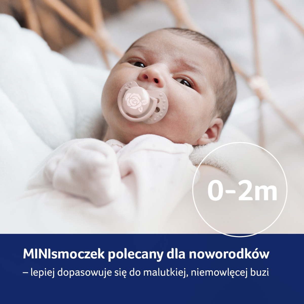Smoczek silikonowy dynamiczny LOVI 0-2 m 2 szt. Baby Shower Girl