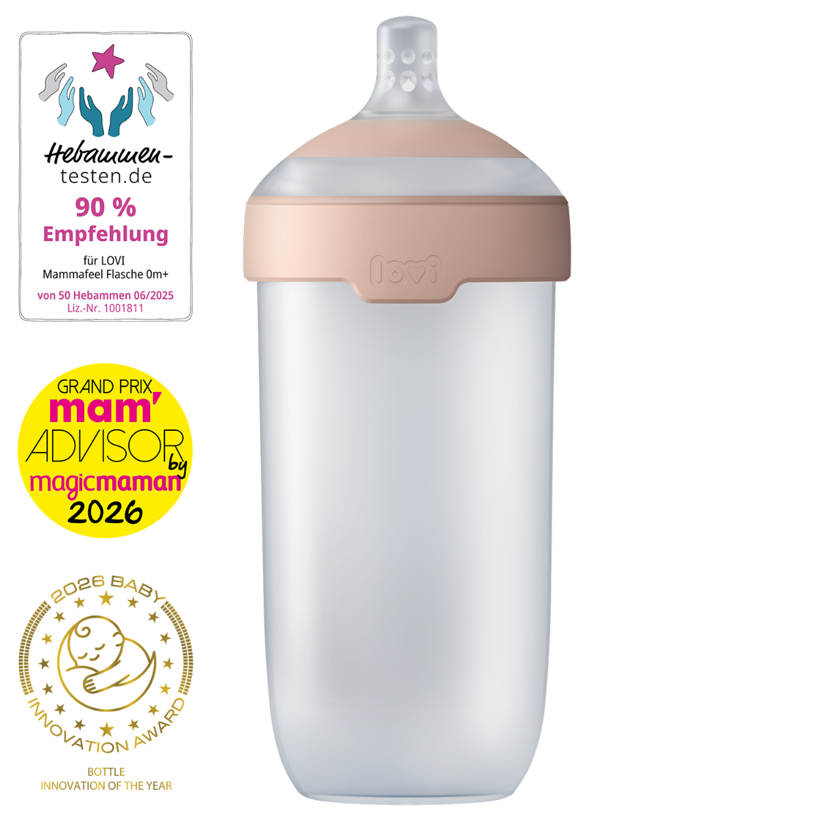 Butelka LOVI Mammafeel 330 ml
