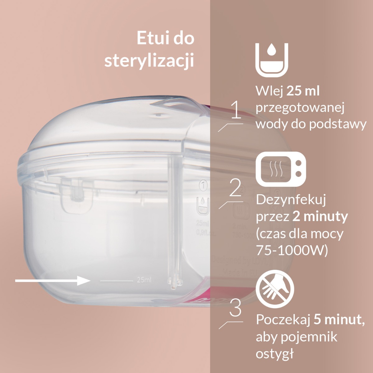 Smoczek silikonowy dynamiczny LOVI Prime ​
0-6m 1 szt Blush Glow