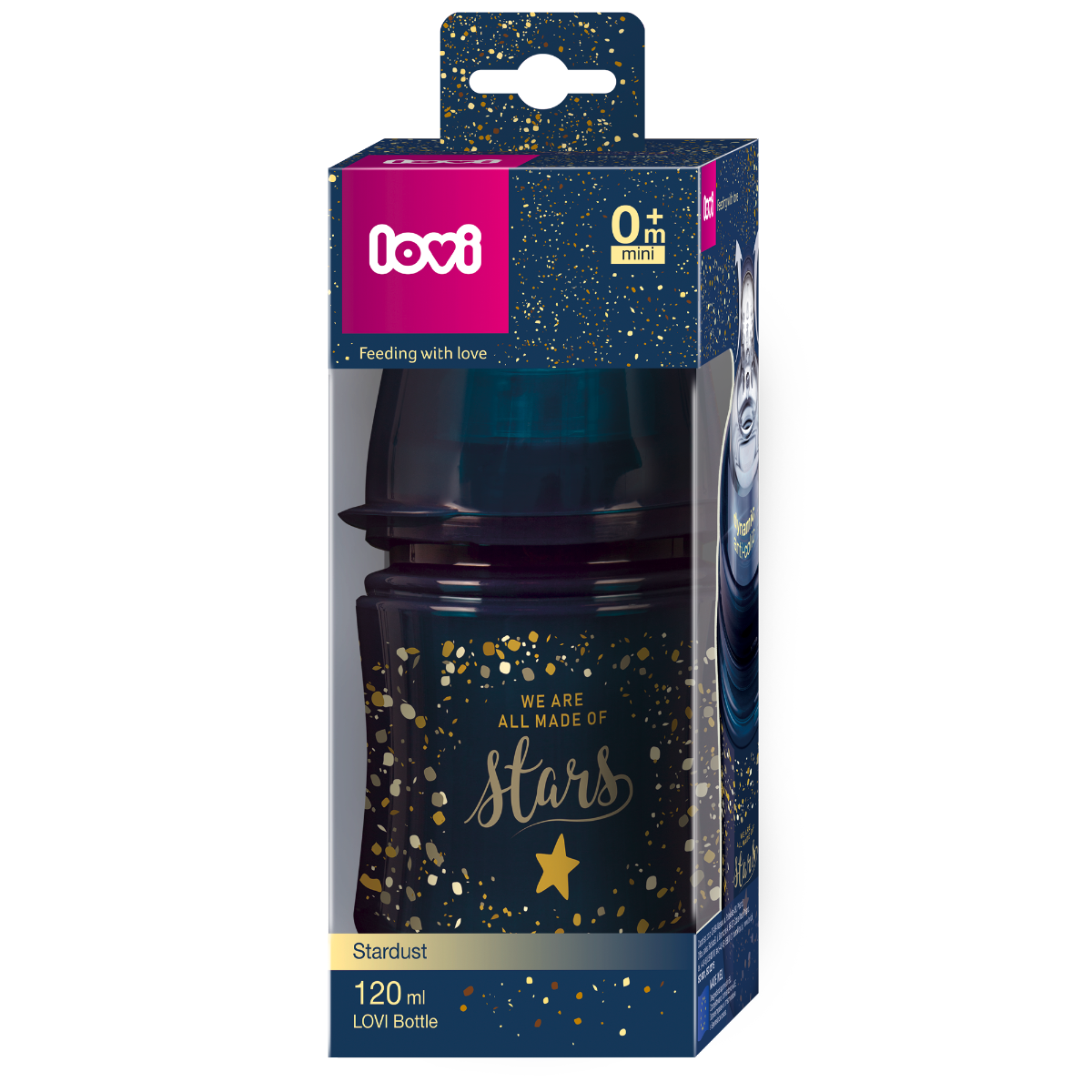Butelka LOVI 120 ml Stardust