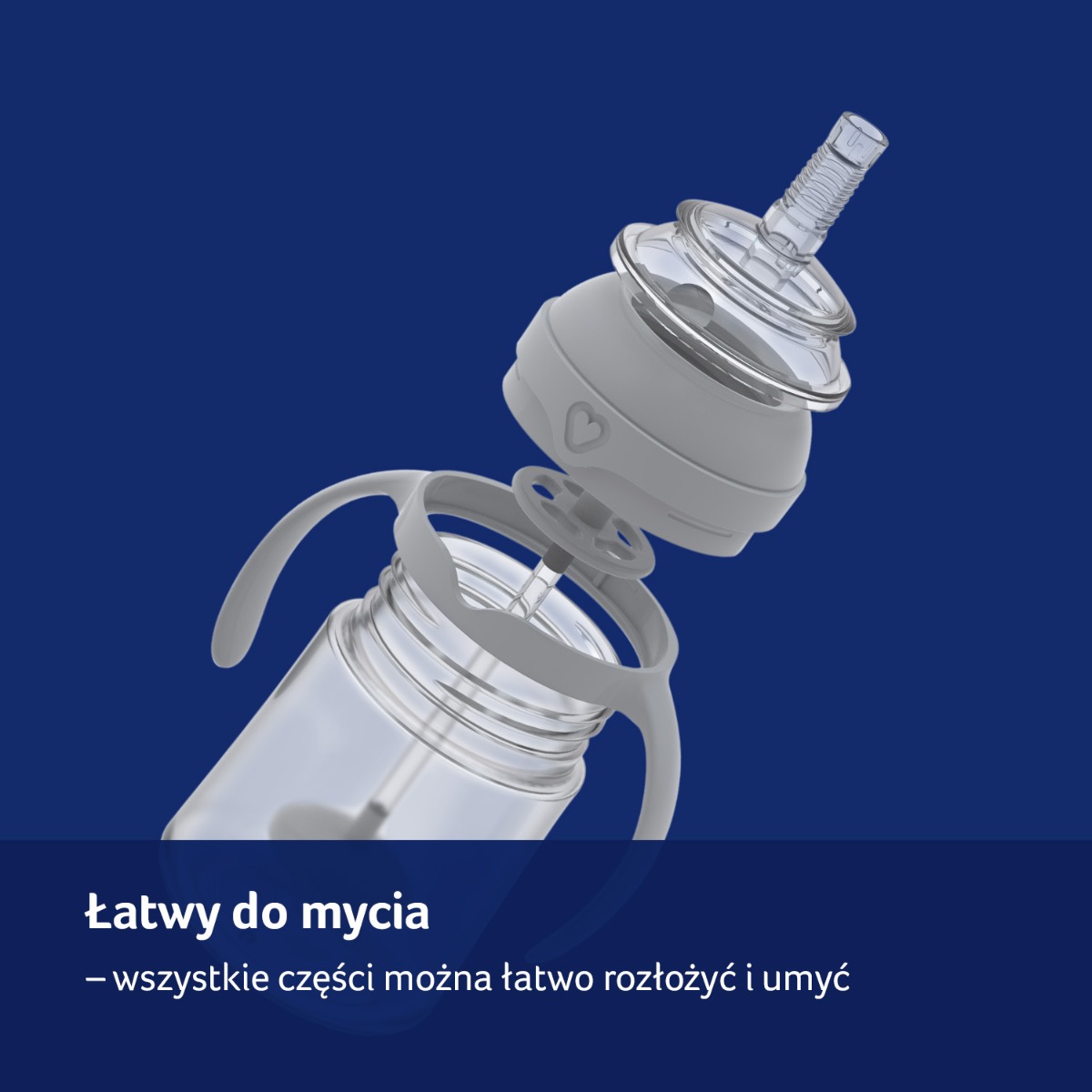 Pierwszy kubek z obciążoną słomką LOVI 150 ml Harmony​