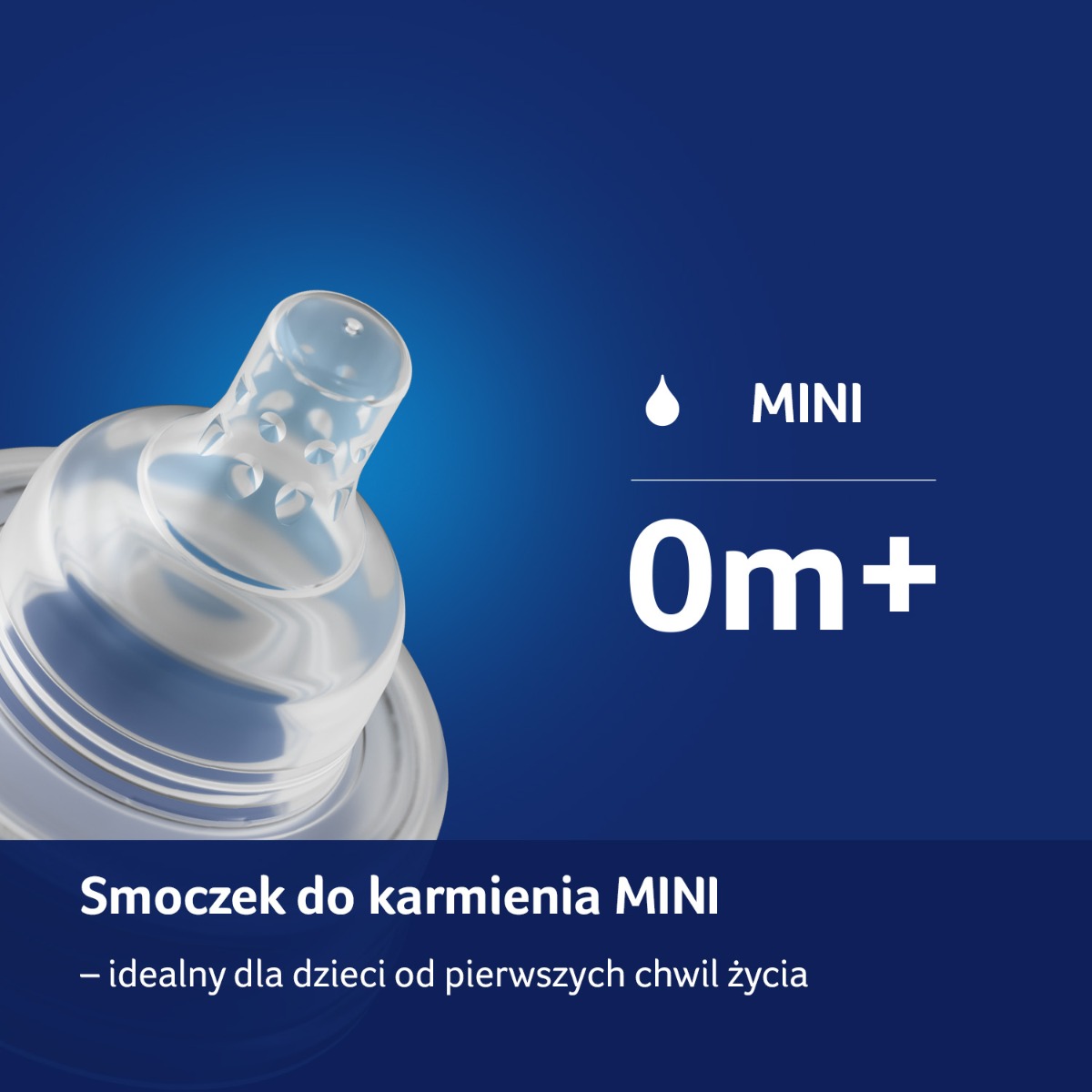 Smoczek dynamiczny do karmienia 0m+ LOVI MINI 2 szt.