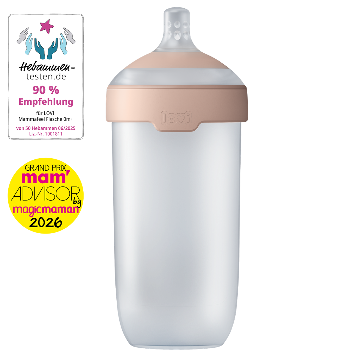 Butelka LOVI Mammafeel 330 ml