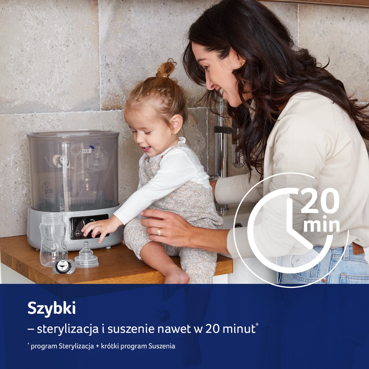 Elektryczny sterylizator parowy LOVI z suszarką