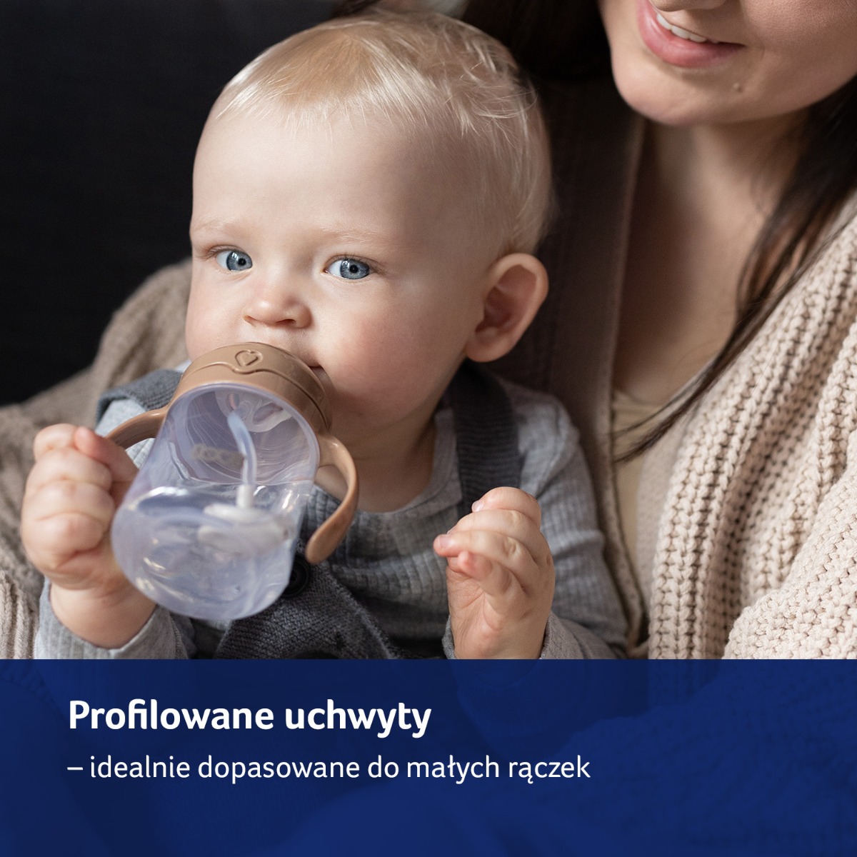 Pierwszy kubek z obciążoną słomką LOVI 150 ml Green