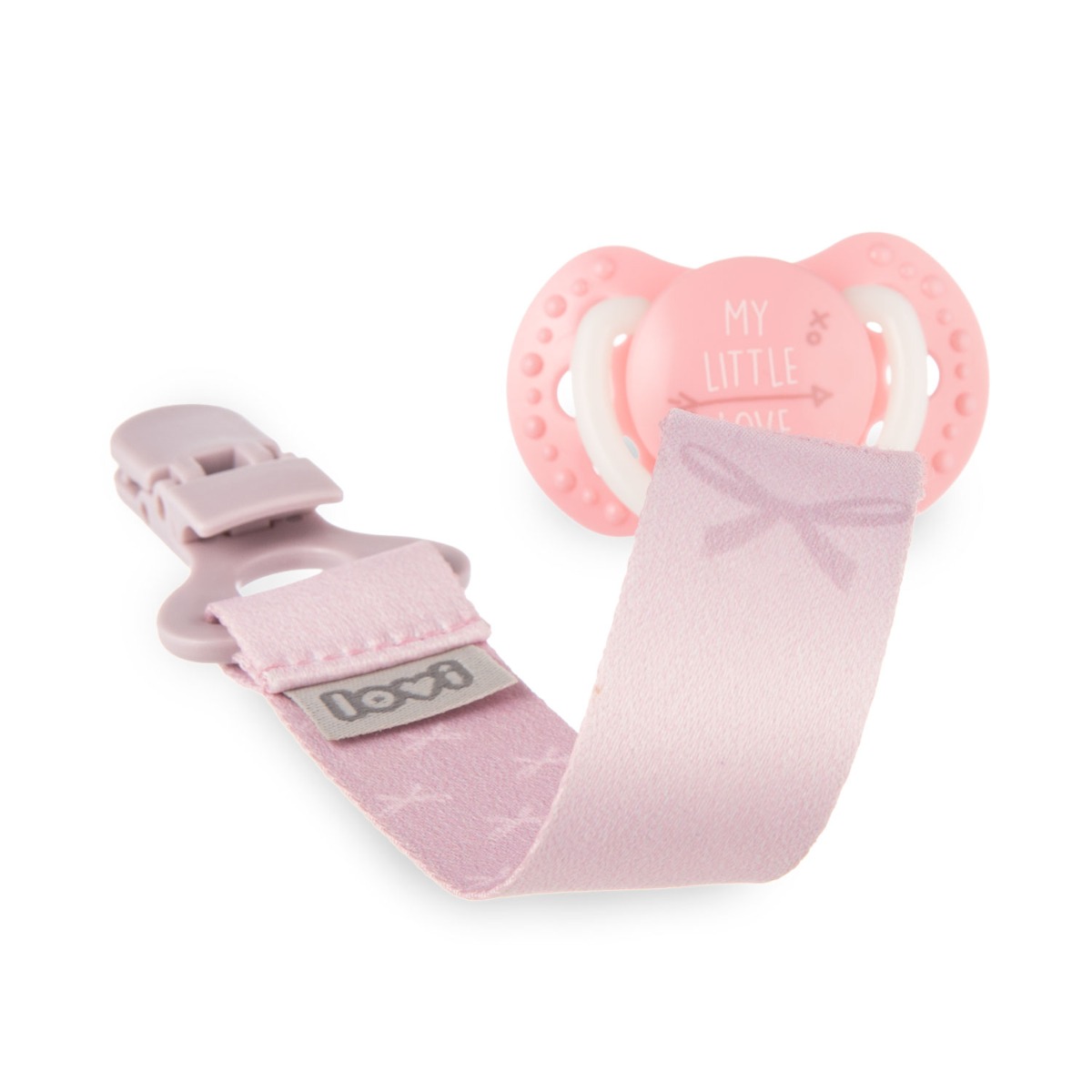 Tasiemka do smoczka LOVI Baby Shower Girl