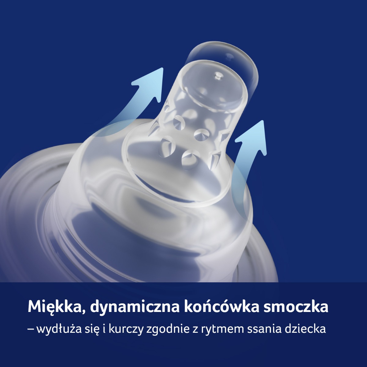Smoczek dynamiczny do karmienia 3m+ LOVI WOLNY