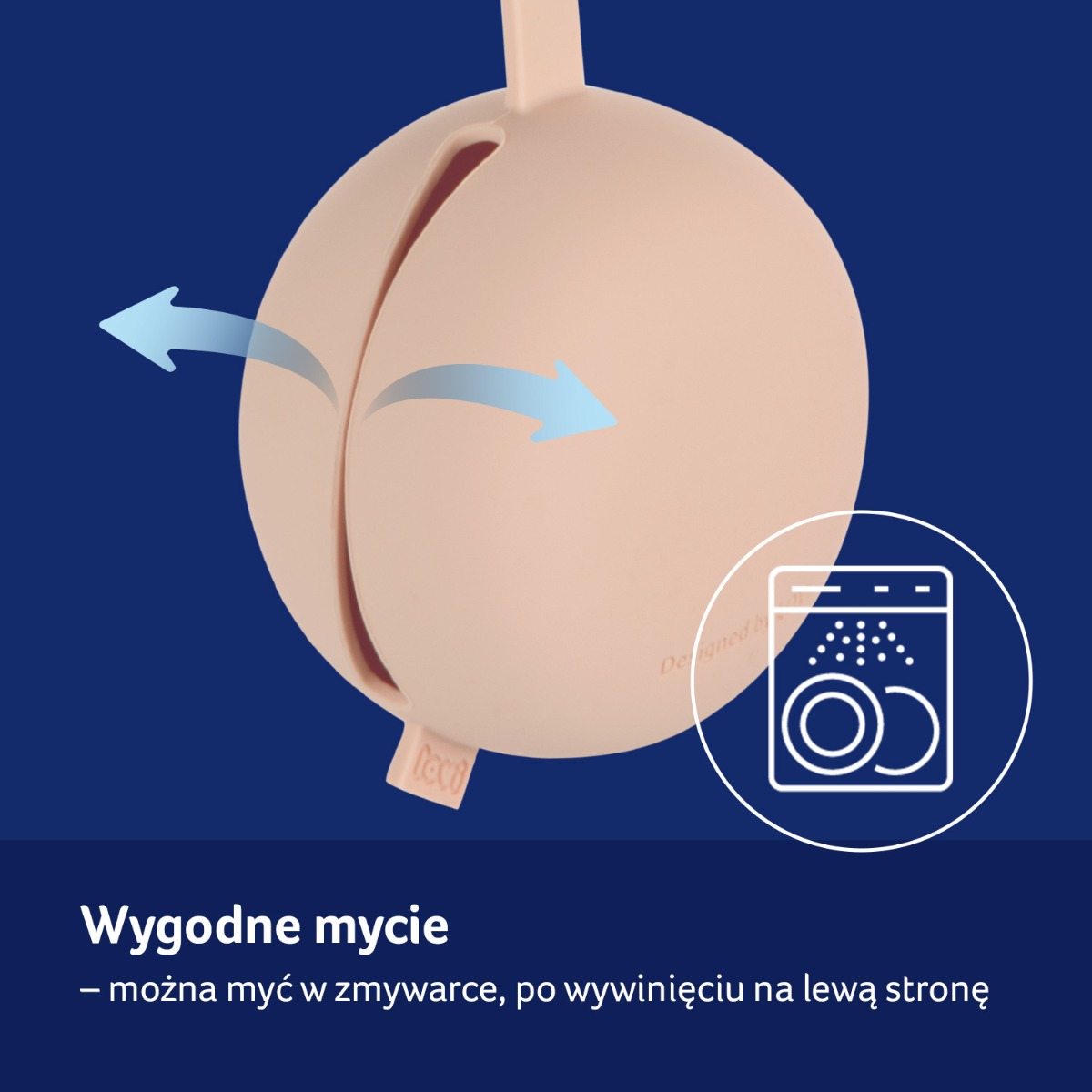 Silikonowe etui na smoczek LOVI Nude