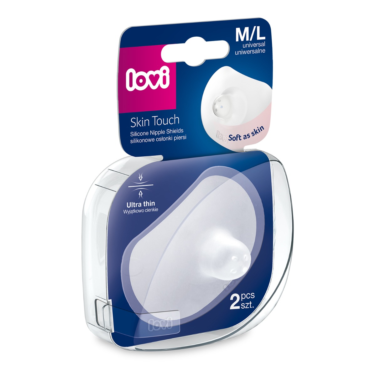 Silikonowe osłonki piersi LOVI Skin Touch M/L