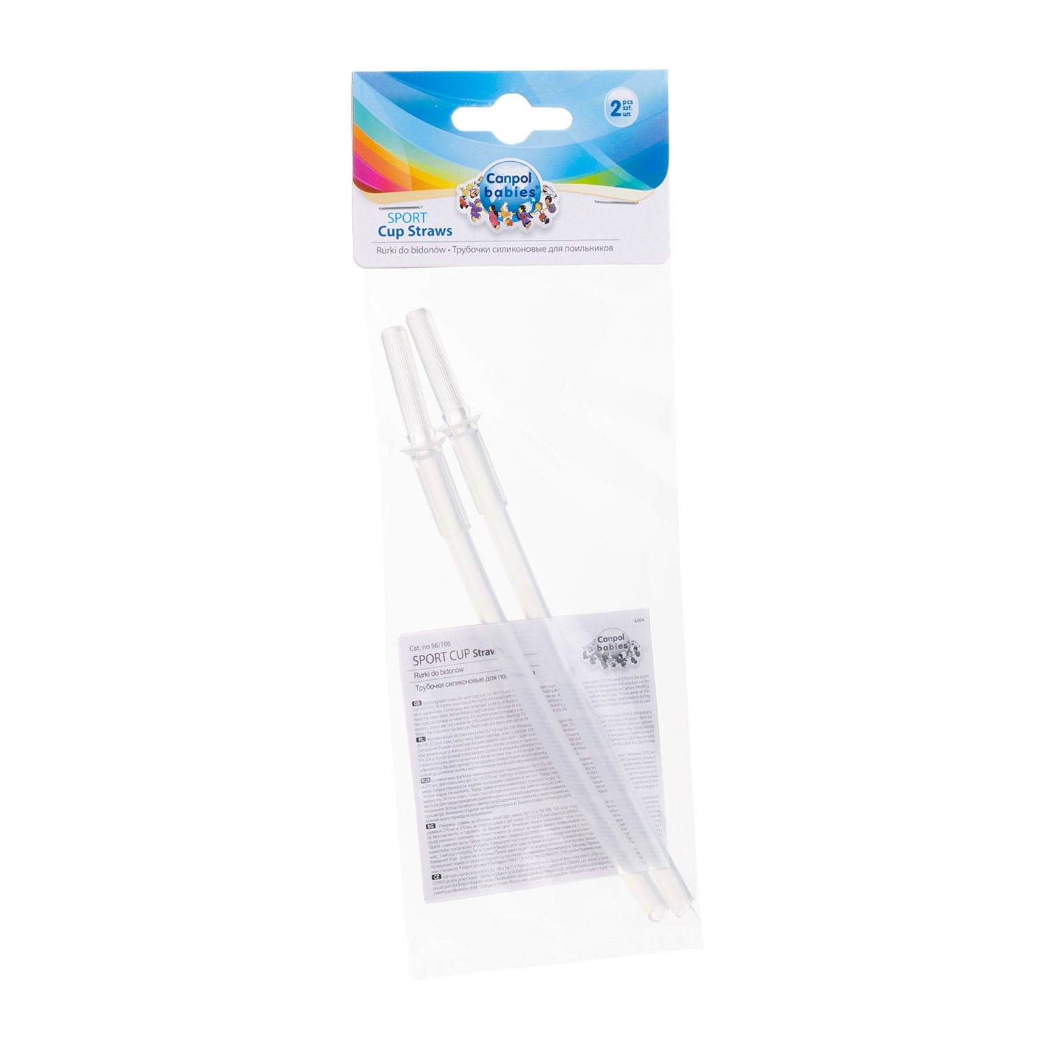 Canpol babies rurki silikonowe 2 szt