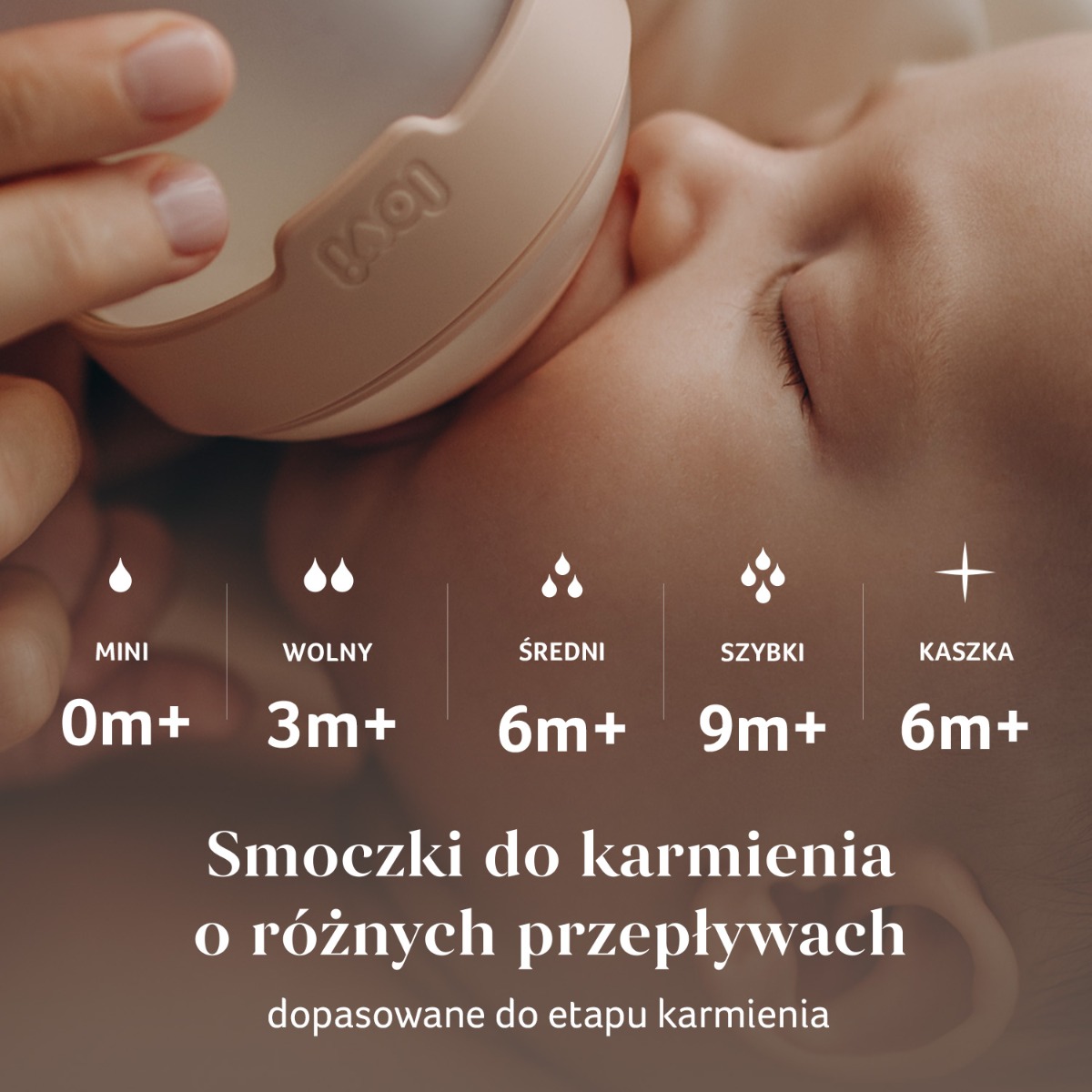 Smoczek dynamiczny do karmienia LOVI Mammafeel 0m+ MINI 1 szt. 