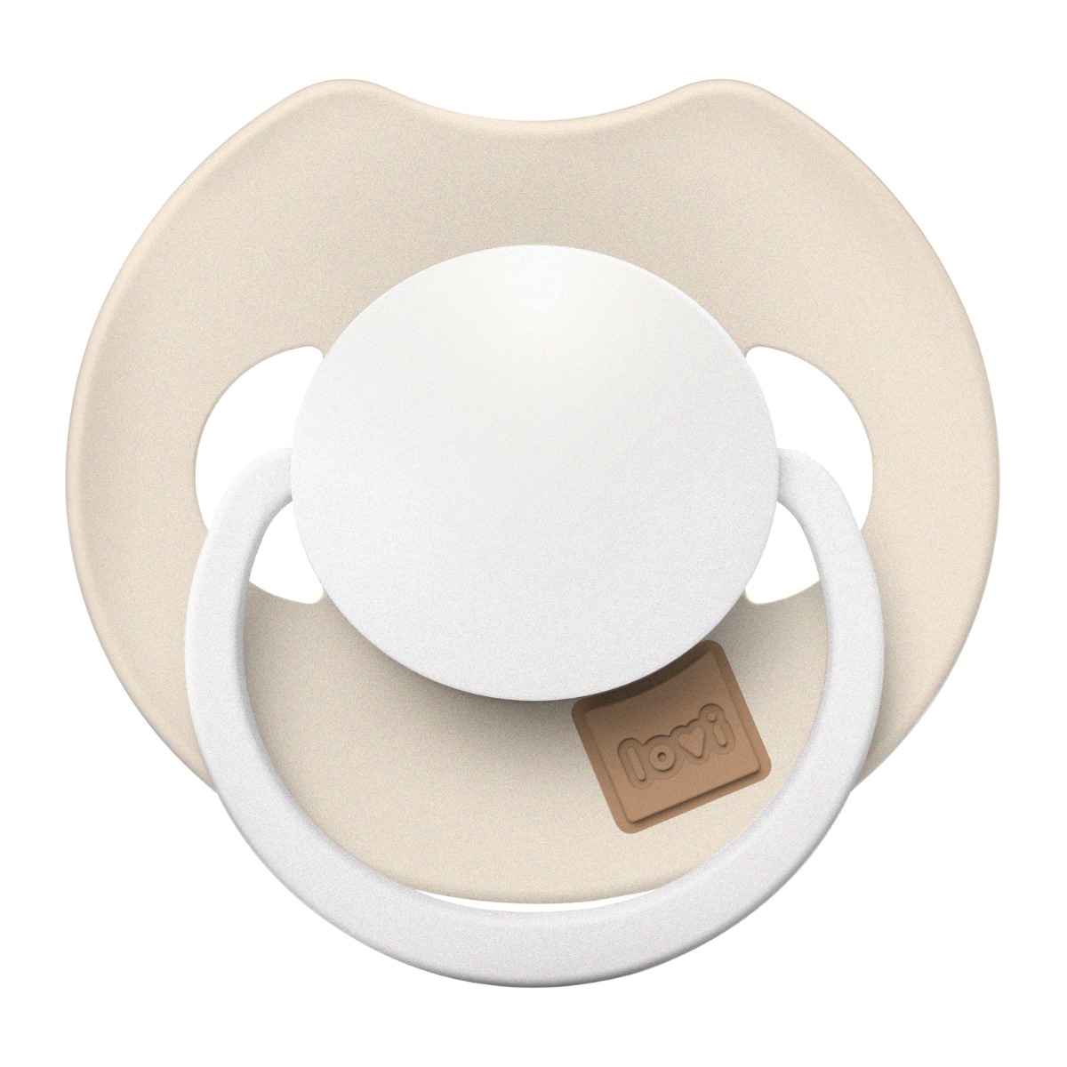 Smoczek silikonowy dynamiczny LOVI Prime 6-18m 2 szt Ivory Glow/Blush Glow​