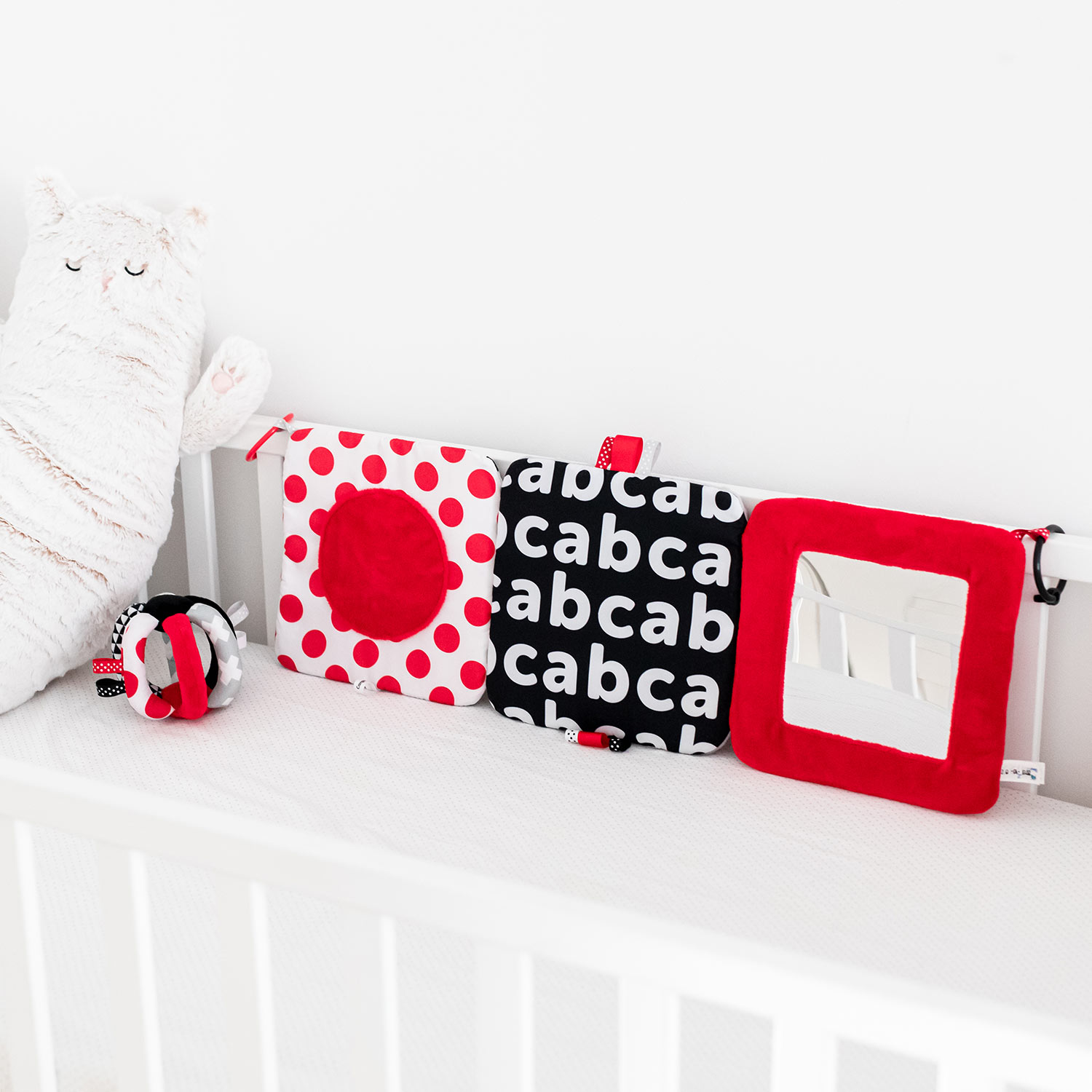 Canpol babies duże lusterko kontrastowe SENSORY TOYS