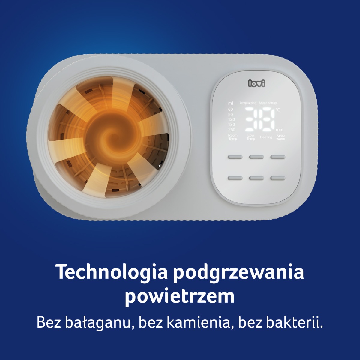 Podgrzewacz bez użycia wody LOVI AirWarm